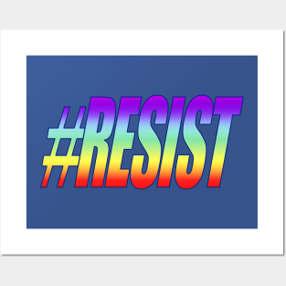 #RESIST Rainbow Posters and Art